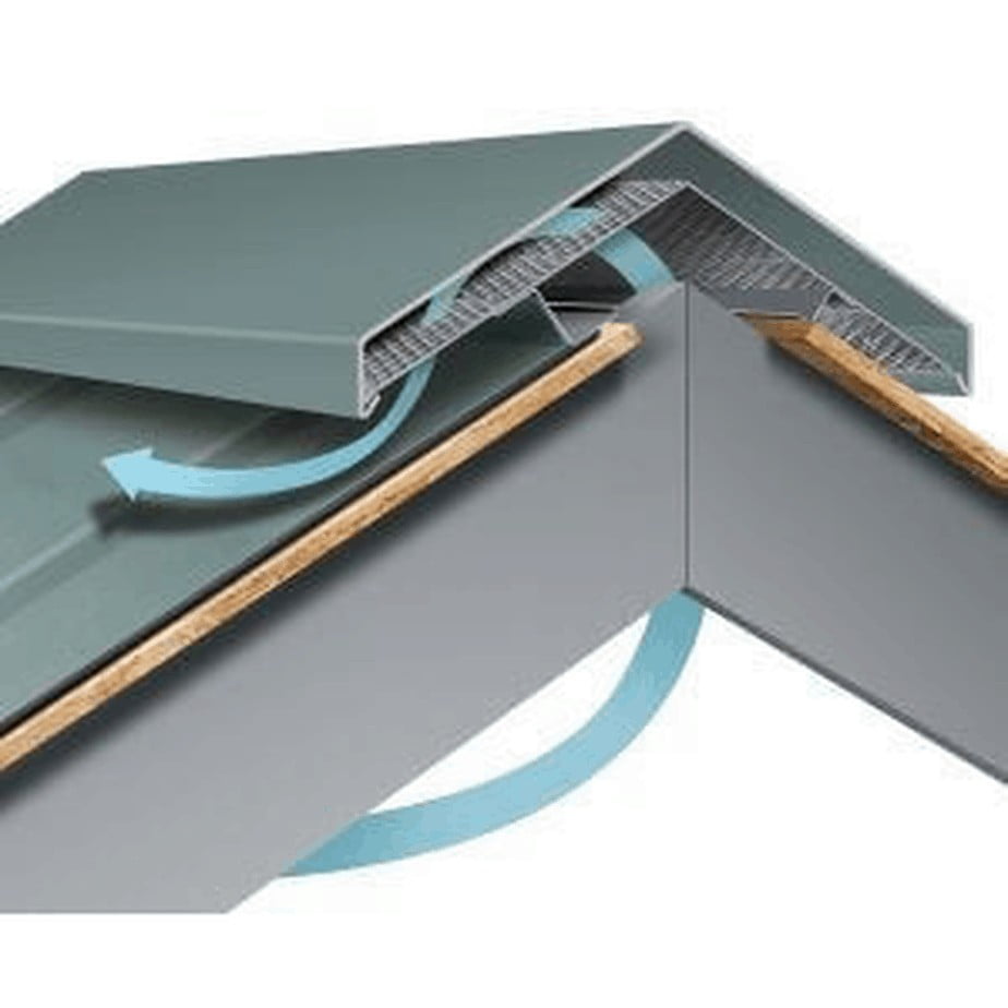 Are Roof Ridge Vents Necessary? - A Picture of Roof Ridge Vent with Air Flowing In