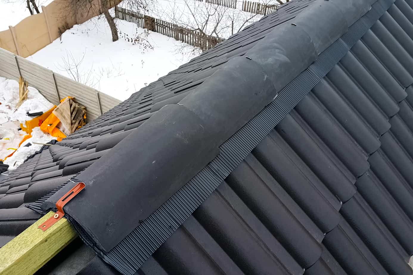 Are Roof Ridge Vents Necessary? A Closeup up Roof Ridge Vents