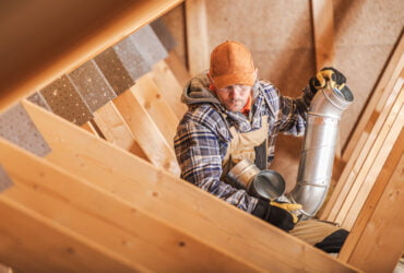 What is Active Roofing Ventilation - A Man Installing Ventilation