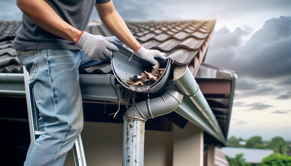clean gutters regularly please