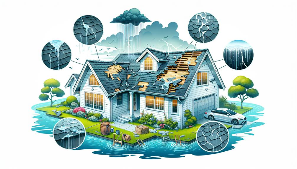 identifying roof damage types