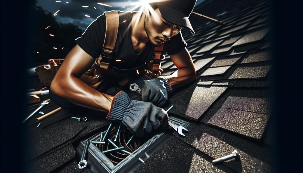 repairing roof vents necessary