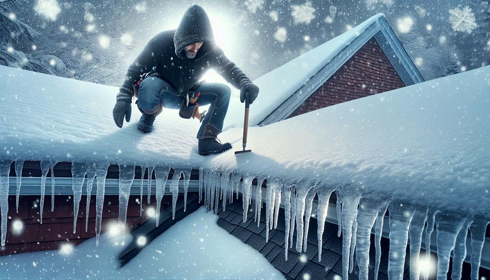 winter roof repair complexities