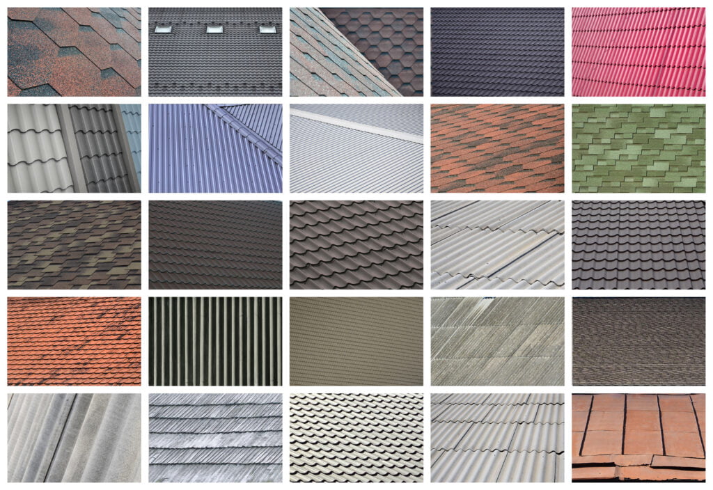 Commercial Roof Maintenance - Types of Commercial Roofs in a Collage